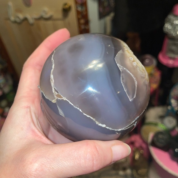Agate druzy sphere - Picture 12 of 16